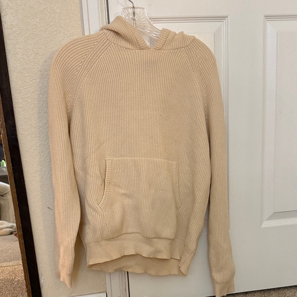 Edikted Cream Hooded Sweater